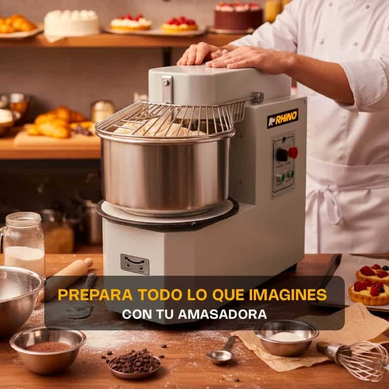AMASA-20PRO RHINO Amasadora Procesamiento Prologado 2 Velocidades - Imagen 10