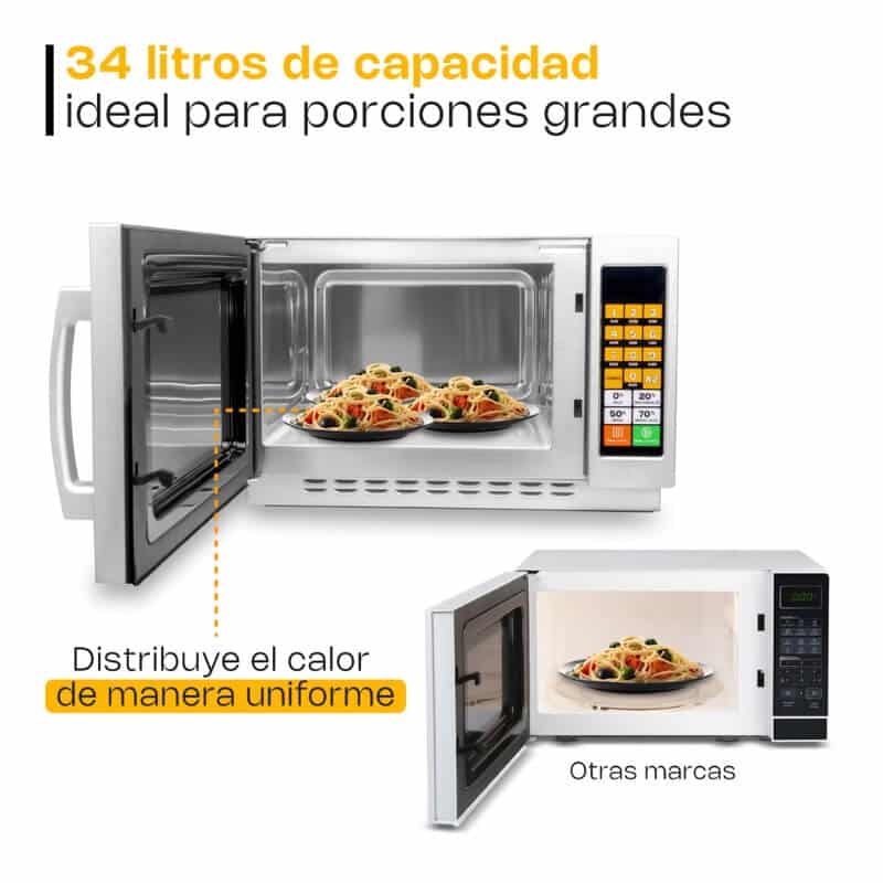 HOMIC-12D RHINO Horno de Microondas 1.2 pies Digital - Imagen 9