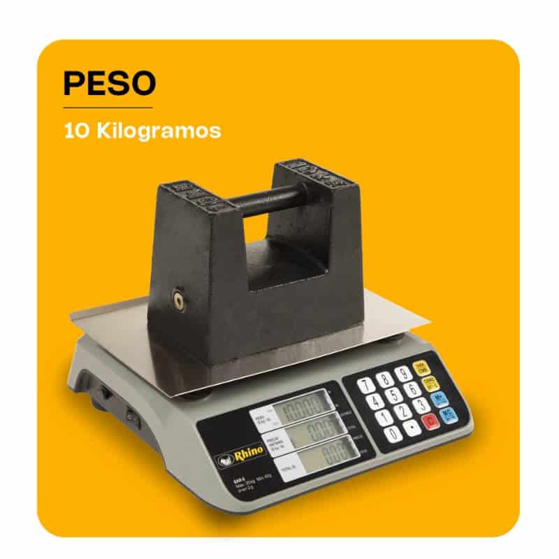 PESA-10 RHINO Pesa Patrón de Hierro Fundido M1 10 kg - Imagen 2