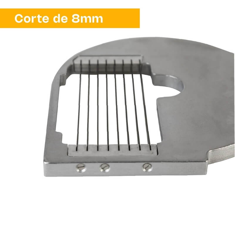 DIPRO-FR-8 RHINO Disco para Procesador de Alimentos Corte a la Francesa 8 mm - Imagen 2