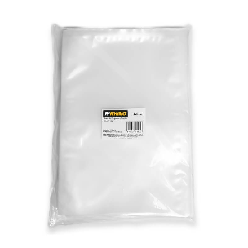 BOVAC-23 RHINO Bolsa para Empacadora al Vacío 20 x 30 cm - Imagen 2