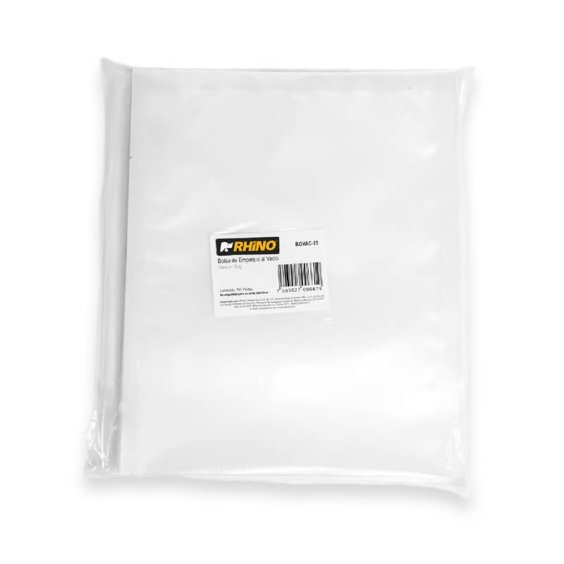 BOVAC-25 RHINO Bolsa para Empacadora al Vacío 20 x 25 cm - Imagen 2