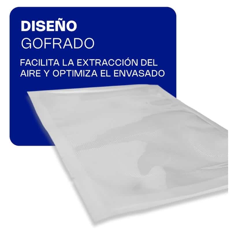 BOVAC-25A RHINO Bolsa Gofradas para Empacadora al Vacío 20 x 25 cm - Imagen 2