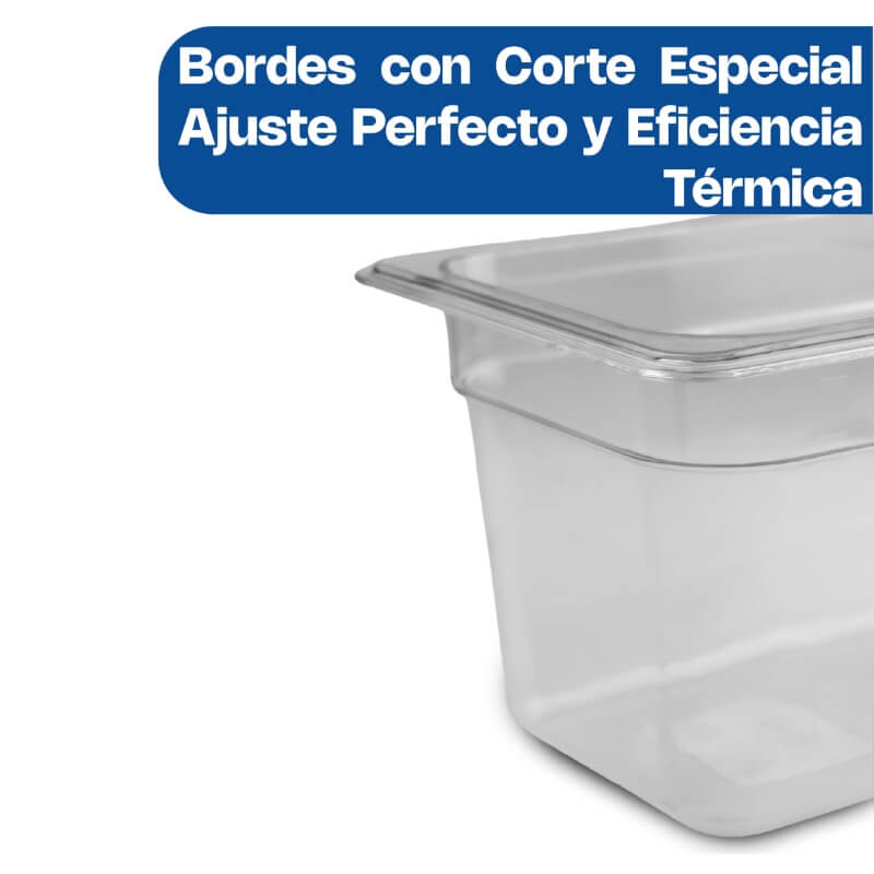 INPOCU-4 CALEDONIA Inserto Cuarto 4" / 2.6 Litros de Policarbonato 26 x 16 x 10.16 cm - Imagen 2