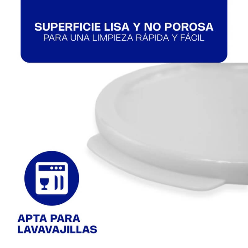 TAPERE-24B CALEDONIA Tapa de Polietileno para Recipiente Redondo - Imagen 2