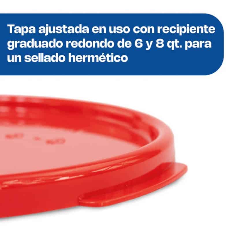 TAPERE-68R CALEDONIA Tapa de Polietileno para Recipiente Redondo - Imagen 2