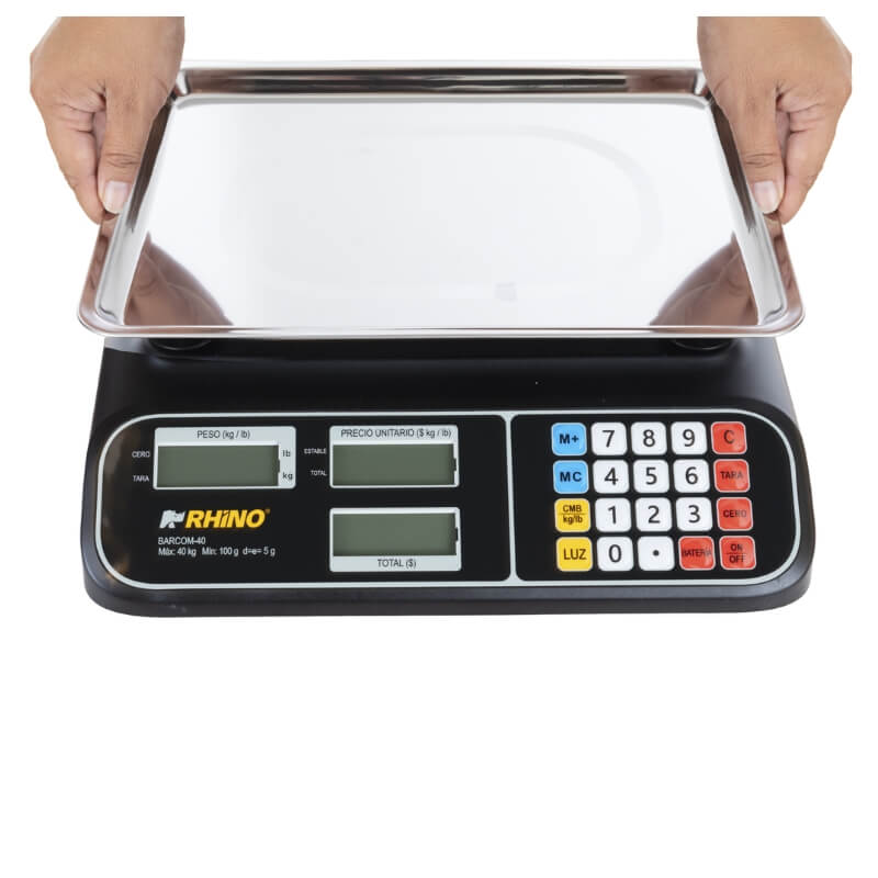 BARCOM-40 RHINO Bascula Peso - Precio 40 kg - Imagen 2