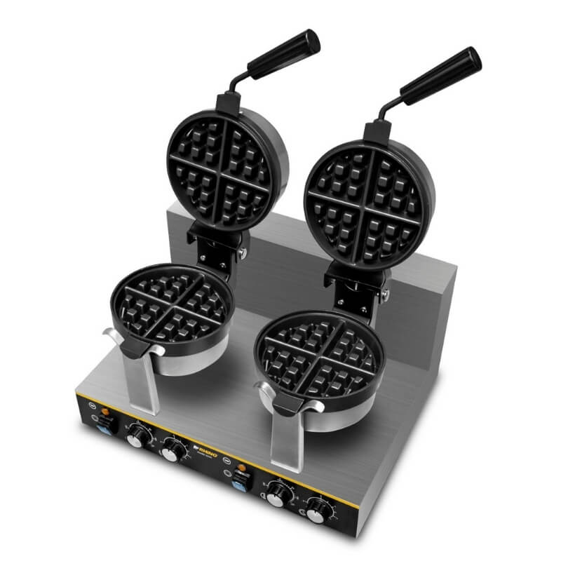WABE-2400 RHINO Waflera Belga Giratoria Doble - Imagen 2