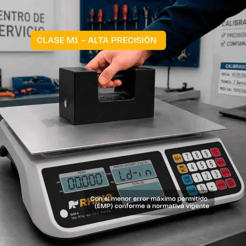 PESA-10S RHINO Pesa Patrón de Hierro Alta Densidad 10 kg - Imagen 2