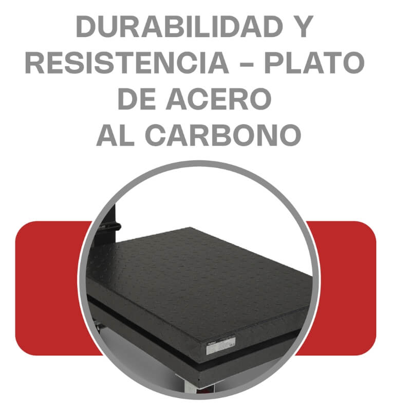 BAPLE-800 VINSON Báscula de Plataforma Plegable 800 kg - Imagen 2