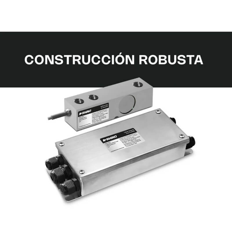 KIT4CEL-2T RHINO 4 Celdas de Carga 2000 kg, Caja de Sumas y Cable de Indicador - Imagen 4