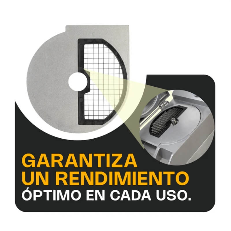 DIPRO-CU-20 RHINO Disco para Procesador de Alimentos Corte Cubo 20 mm - Imagen 3