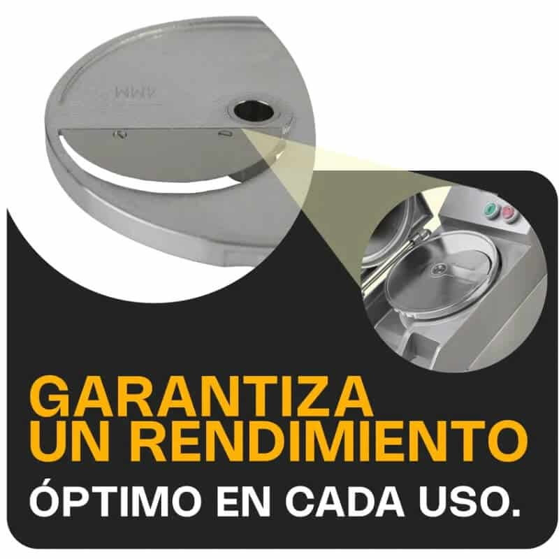 DIPRO-RE-4 RHINO Disco para Procesador de Alimentos Corte Fruta Blanda 4 mm - Imagen 3