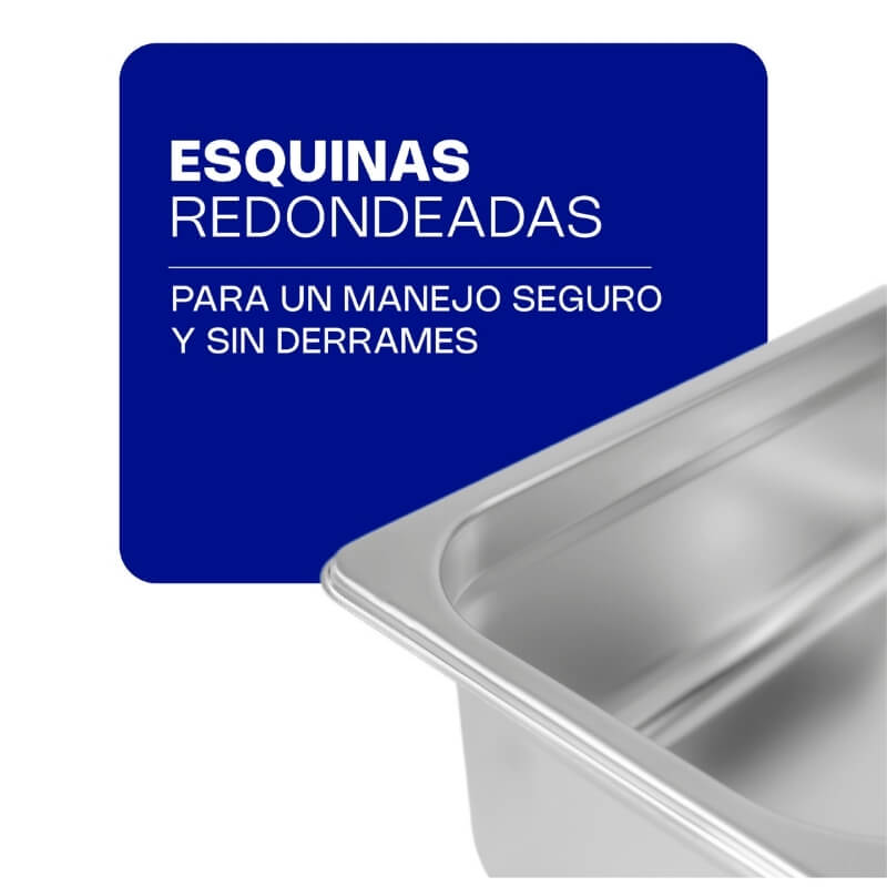 INAT-4 CALEDONIA Inserto Tercio 4" / 3.8 Litros de Acero Inoxidable 33 x 17.8 x 10.16 cm - Imagen 3