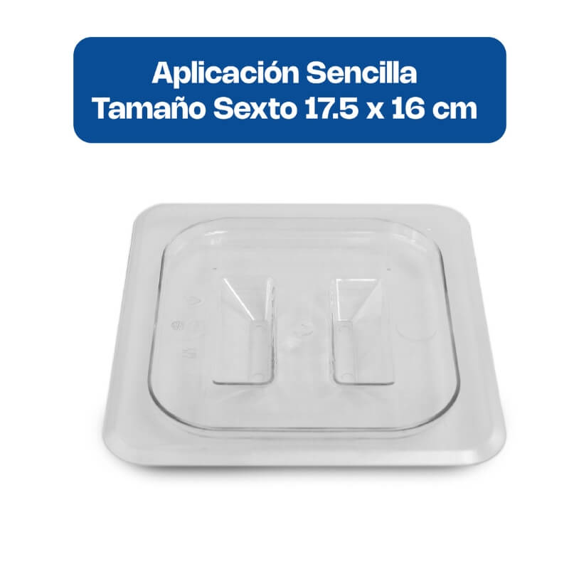 TASEPO-COM CALEDONIA Tapa de Inserto Sexto de Policarbonato 17 x 16 x 1 cm - Imagen 3