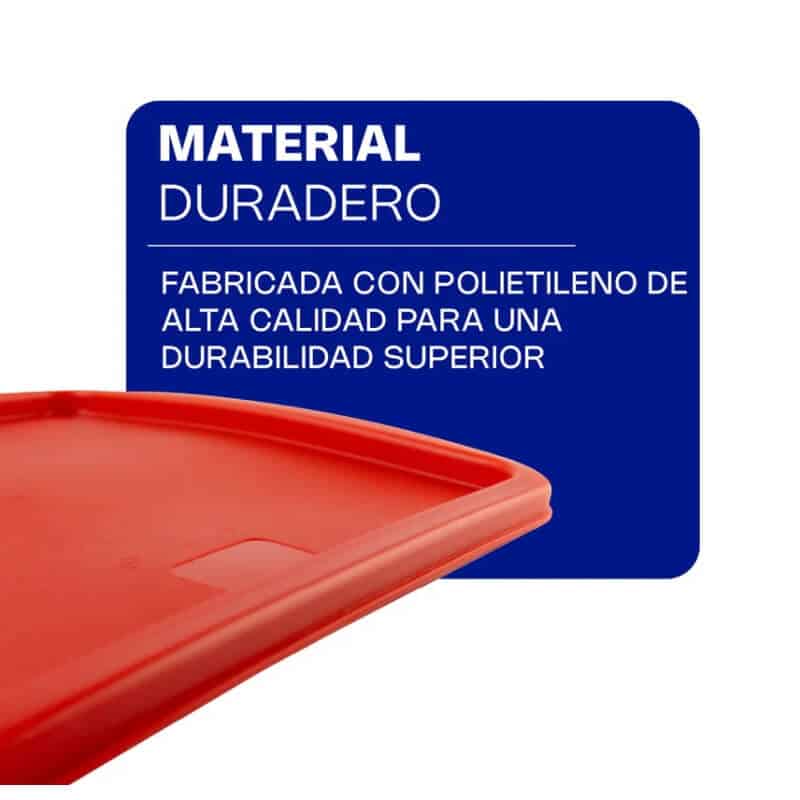 TAPECU-1218R CALEDONIA Tapa de Polietileno para Recipiente Cuadrado - Imagen 3