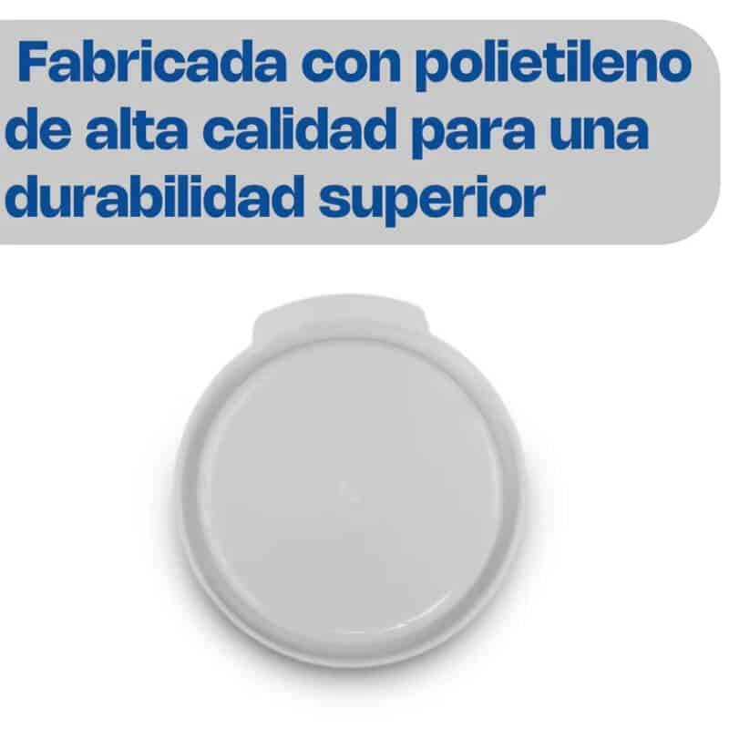 TAPERE-1B CALEDONIA Tapa de Polietileno para Recipiente Redondo - Imagen 3
