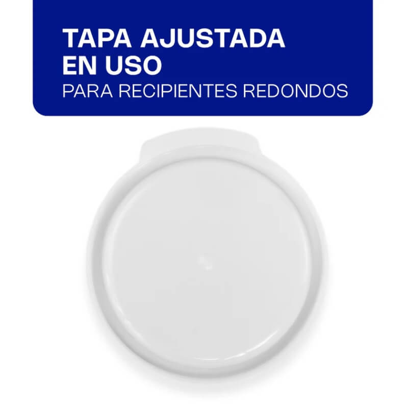 TAPERE-24B CALEDONIA Tapa de Polietileno para Recipiente Redondo - Imagen 3