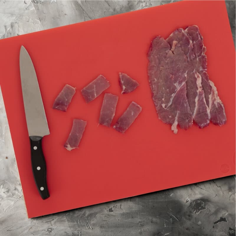 TAPACO-12R CALEDONIA Tablas para cortar 12" 30 x 45 x 1.2 cm Rojo - Imagen 3