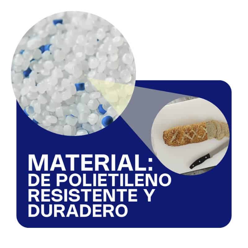 TAPACO-18B CALEDONIA Tablas para cortar 15" 46 x 61 x 1.2 cm Blanco - Imagen 2