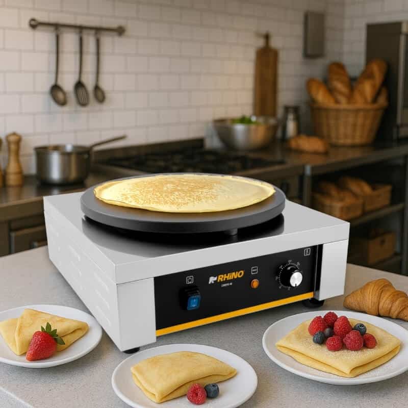 CREPE-40 RHINO Crepera Eléctrica con Plato de 40 cm - Imagen 3
