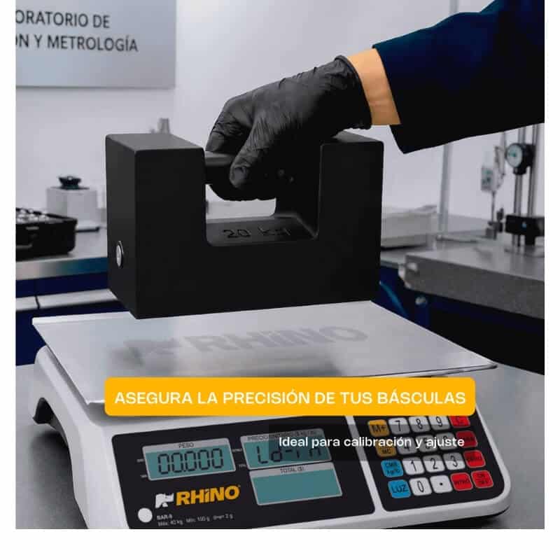 PESA-20S RHINO Pesa Patrón de Hierro Alta Densidad 20 kg - Imagen 3