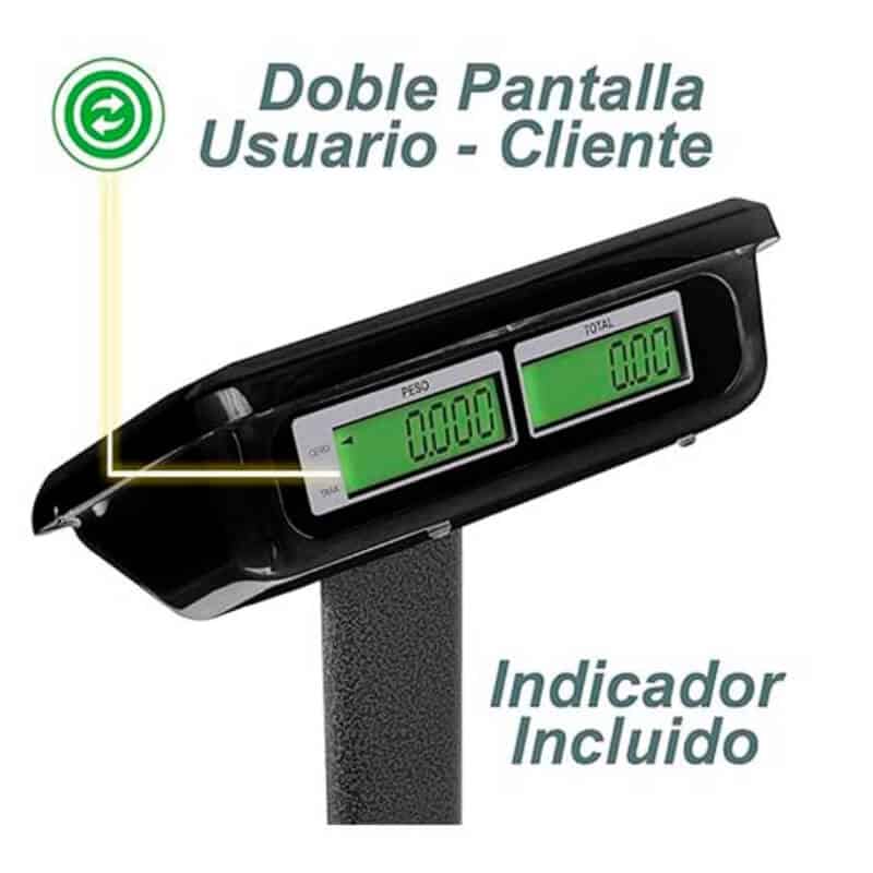 BAPCA-200 RHINO Báscula de Plataforma Plegable con Indicador de Acero 200 kg - Imagen 3