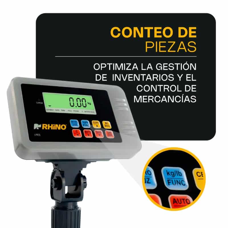 I-PES RHINO Indicador para Plataforma Contador de Piezas - Imagen 3