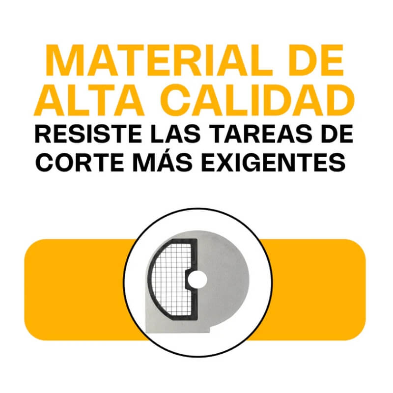 DIPRO-CU-20 RHINO Disco para Procesador de Alimentos Corte Cubo 20 mm - Imagen 4
