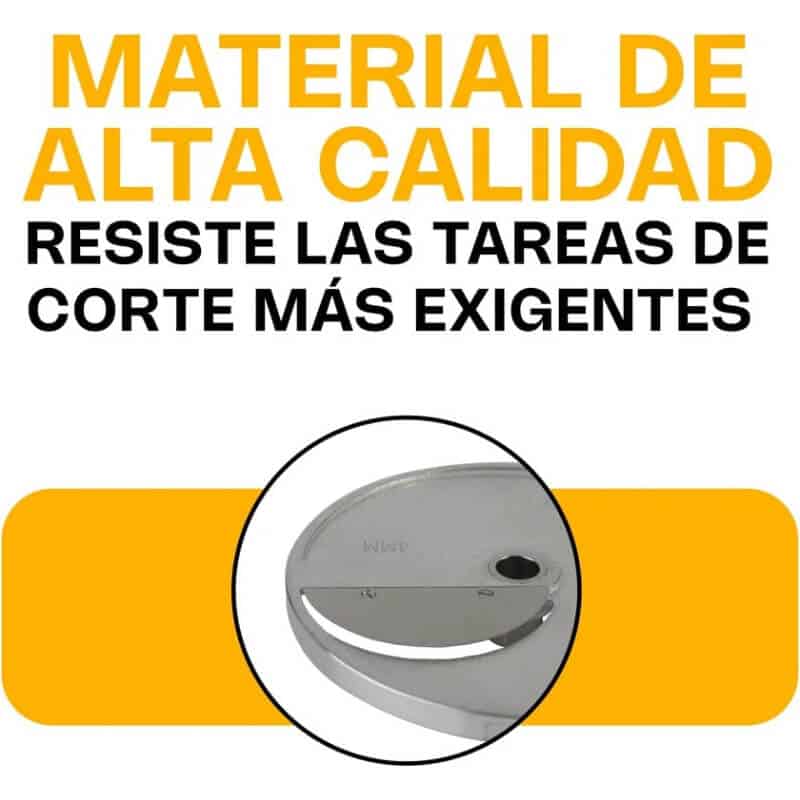 DIPRO-RE-4 RHINO Disco para Procesador de Alimentos Corte Fruta Blanda 4 mm - Imagen 4
