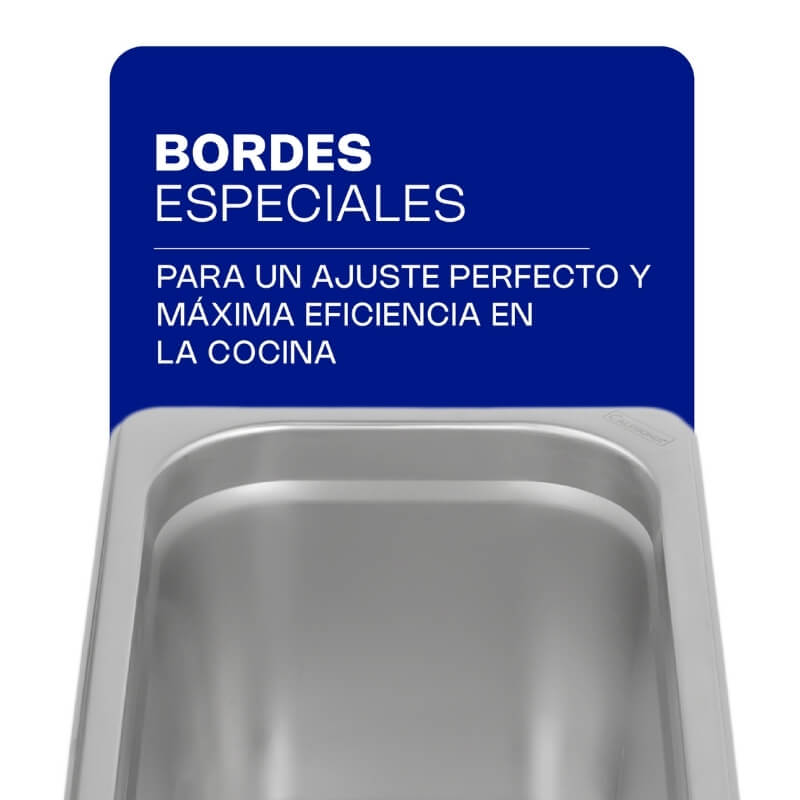 INAT-6 CALEDONIA Inserto Tercio 6" / 5.6 Litros de Acero Inoxidable 33 x 17.8 x 15.24 cm - Imagen 4