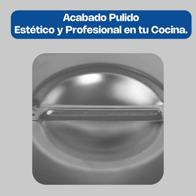 TASE-COM CALEDONIA Tapa de Inserto Sexto de Acero Inoxidable 17.5 x 16 x 1 cm - Imagen 4