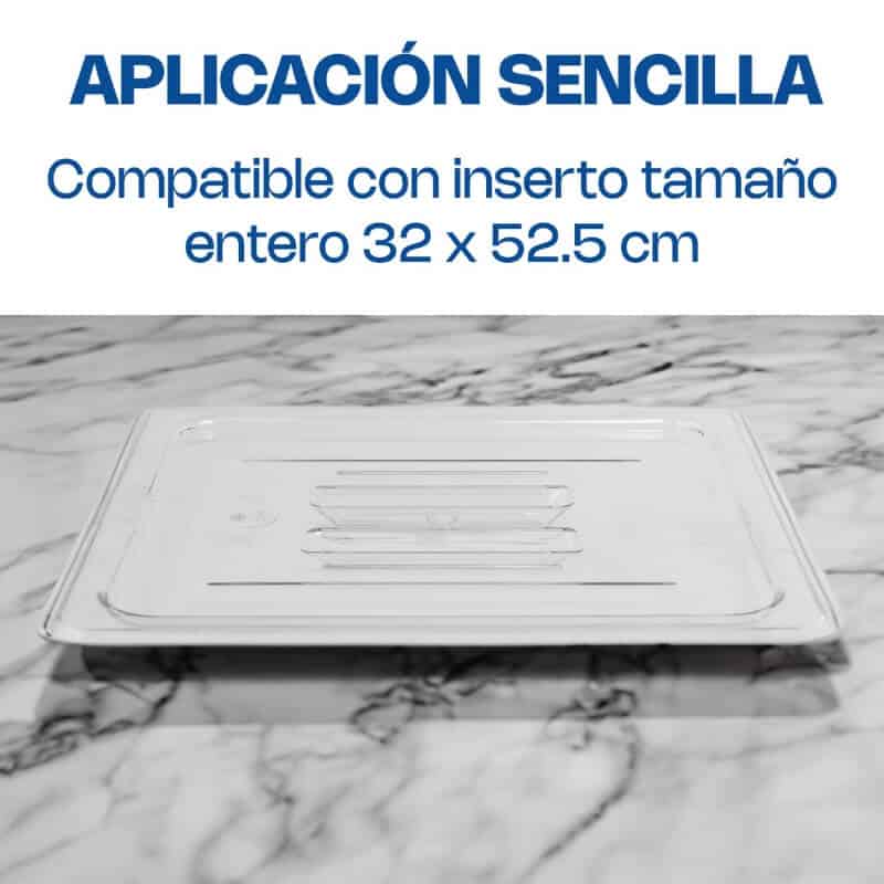TAENPO-COM CALEDONIA Tapa de Inserto Entero de Policarbonato 52.5 x 32 x 1 cm - Imagen 4
