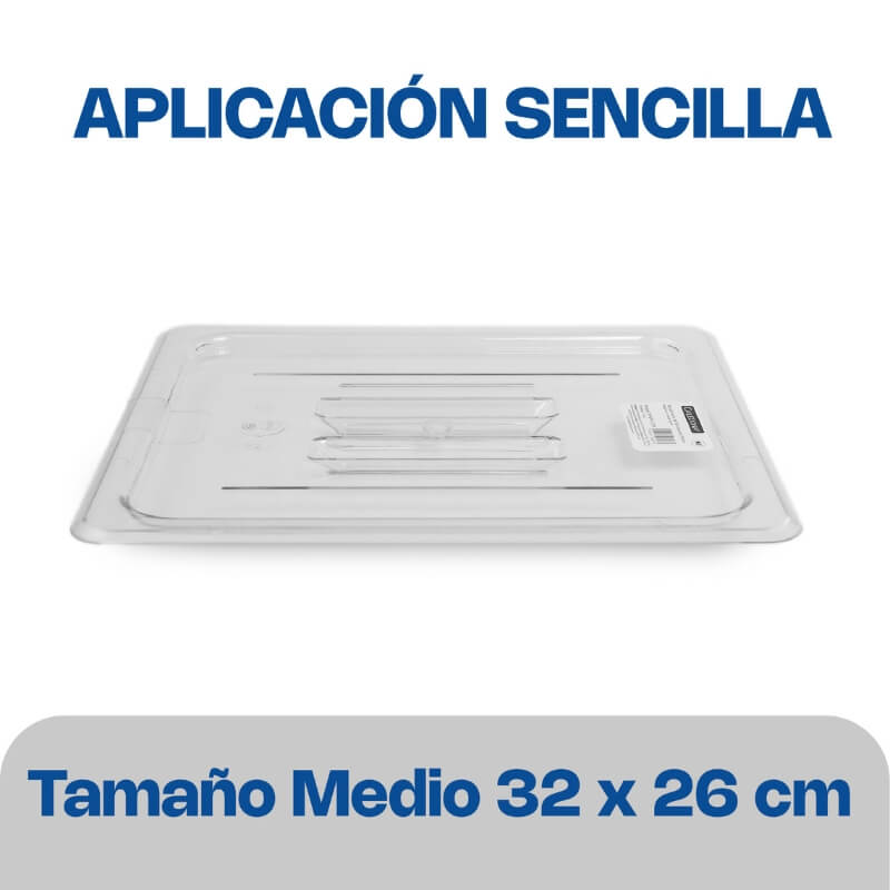 TAMEPO-COM CALEDONIA Tapa de Inserto Medio de Policarbonato 32 x 26 x 1 cm - Imagen 4