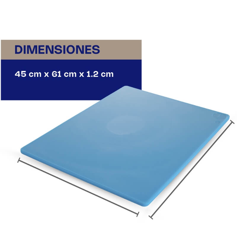 TAPACO-18A CALEDONIA Tablas para cortar 18" 46 x 61 x 1.2 cm Azul - Imagen 4