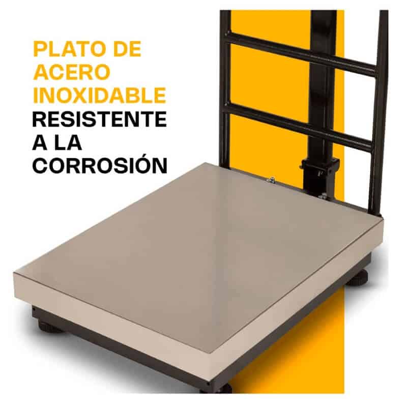 BAPCA-500 RHINO Báscula de Plataforma Plegable con Indicador de Acero 500 kg - Imagen 4