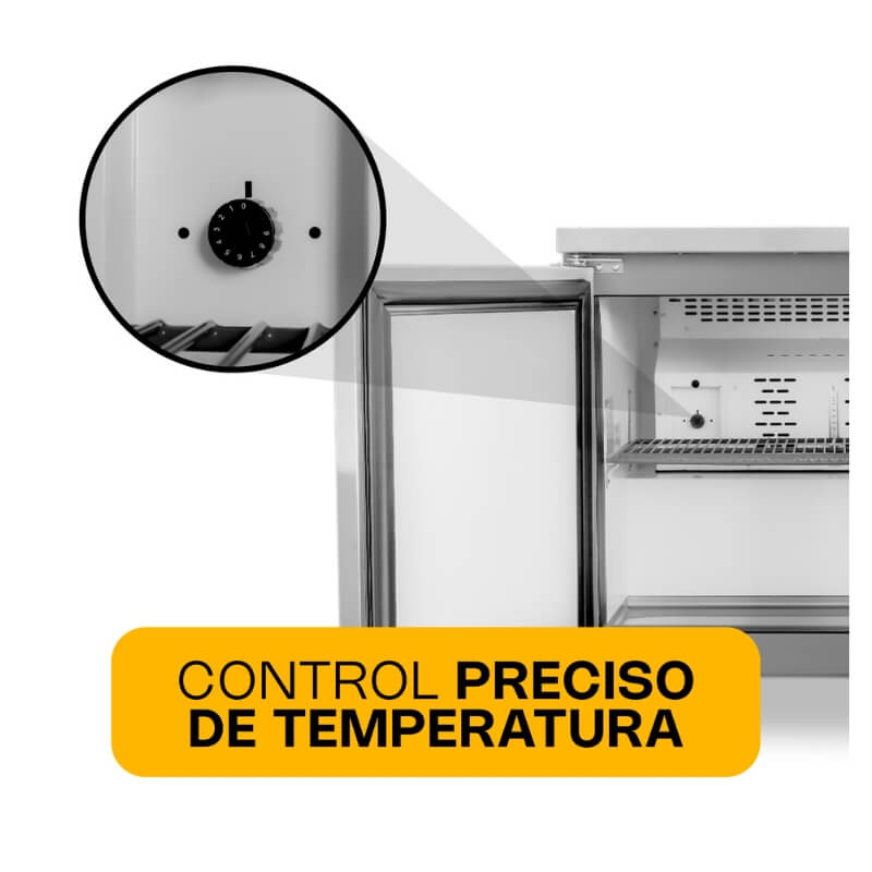MERBAJ-48 RHINO Mesa Refrigerada de Preparación 13.3 ft³ - Imagen 2