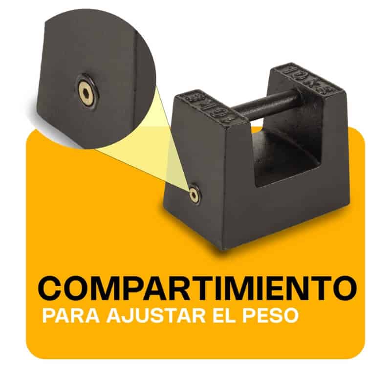 PESA-10 RHINO Pesa Patrón de Hierro Fundido M1 10 kg - Imagen 4