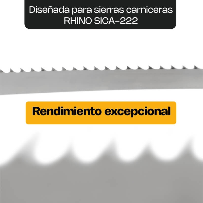 CISI-222-4 RHINO Cinta de Corte para Sierra Carnicera 222 cm 4 dpp - Imagen 5
