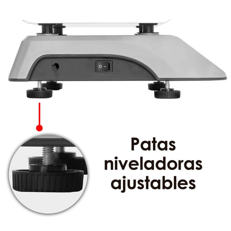BAR-6 RHINO Bascula Peso - Precio Multifunciones 20 kg - Imagen 5