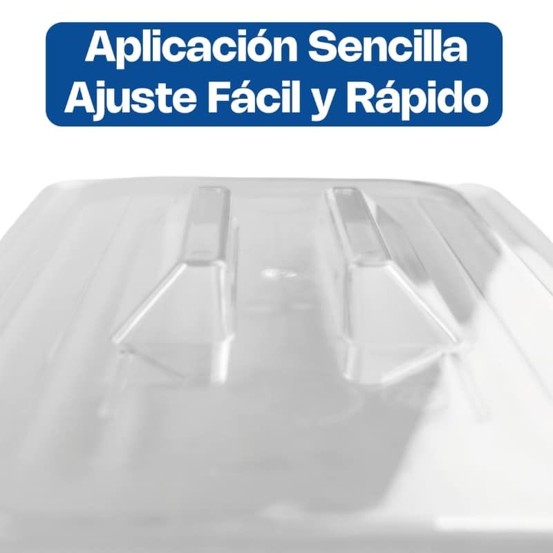 TATEPO-COM CALEDONIA Tapa de Inserto Tercio de Policarbonato 32 x 17 x 1 cm - Imagen 5