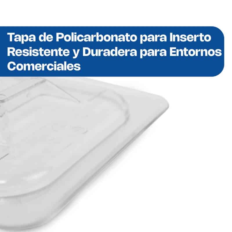 TASEPO-COM CALEDONIA Tapa de Inserto Sexto de Policarbonato 17 x 16 x 1 cm - Imagen 5