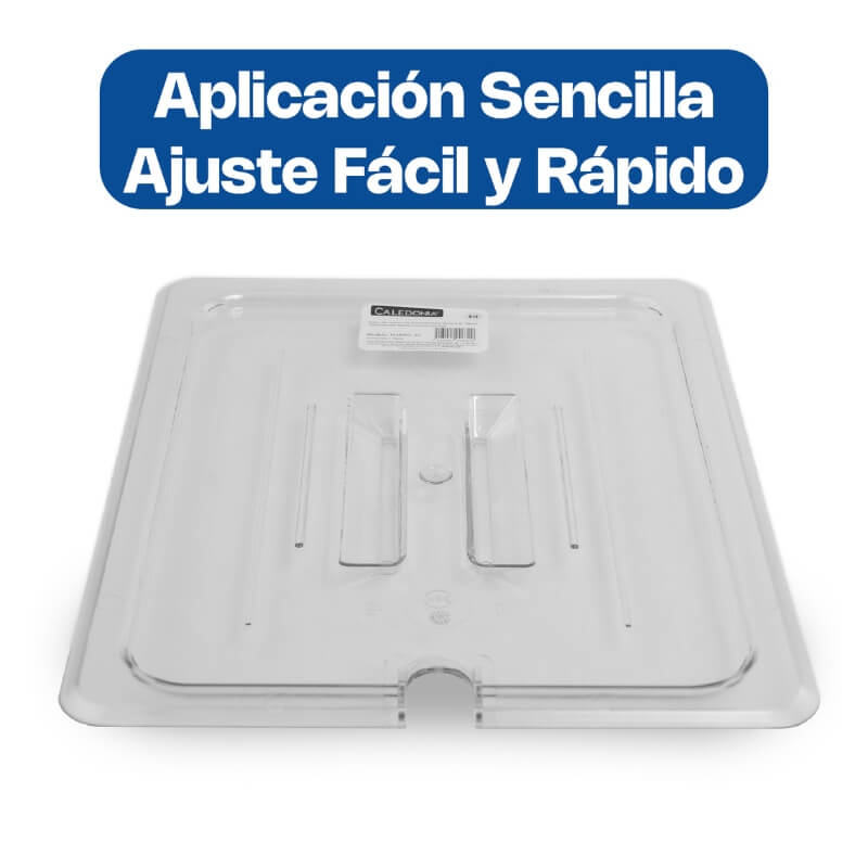 TAMEPO-RA CALEDONIA Tapa de Inserto Medio Ranurada de Policarbonato 32 x 26 x 1 cm - Imagen 5
