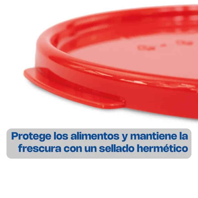 TAPERE-68R CALEDONIA Tapa de Polietileno para Recipiente Redondo - Imagen 5
