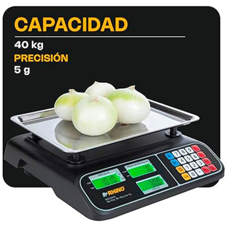 BARCOM-40 RHINO Bascula Peso - Precio 40 kg - Imagen 5