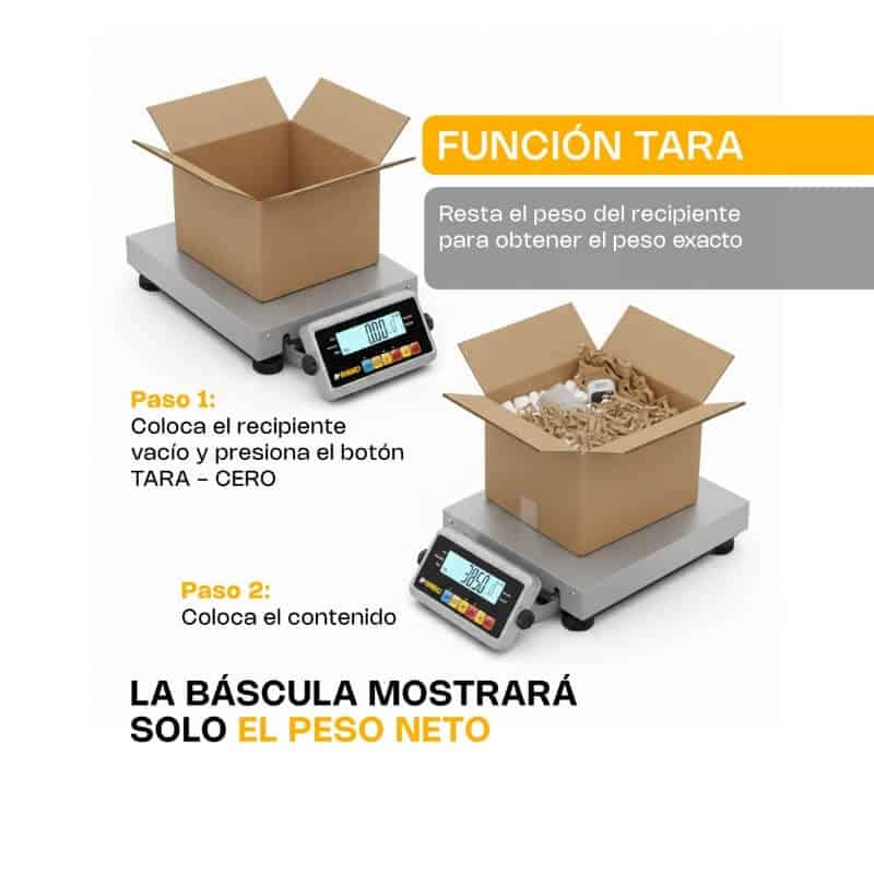BAPAQUE-150 RHINO Báscula de Plataforma para Paquetería 150 kg - Imagen 5