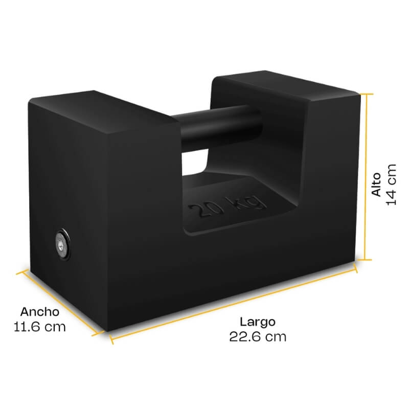 PESA-20S RHINO Pesa Patrón de Hierro Alta Densidad 20 kg - Imagen 5