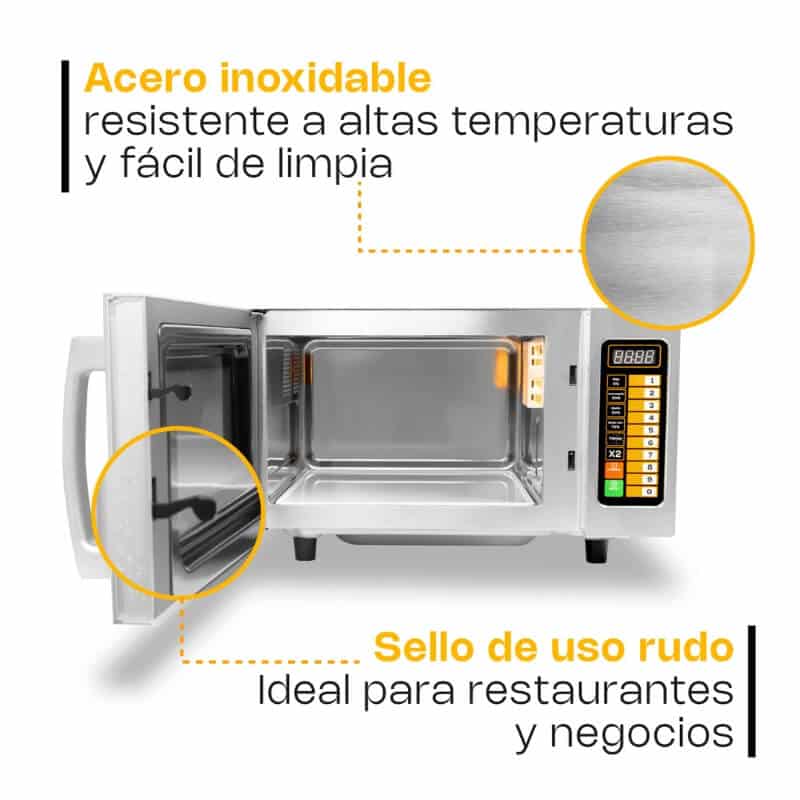 HOMIC-09D RHINO Horno de Microondas 0.9 pies Digital - Imagen 5