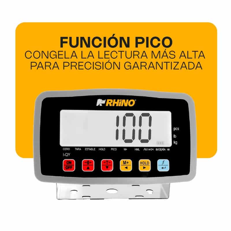 I-QY RHINO Indicador para Plataforma Contador con Puerto USB y RS-232 - Imagen 5