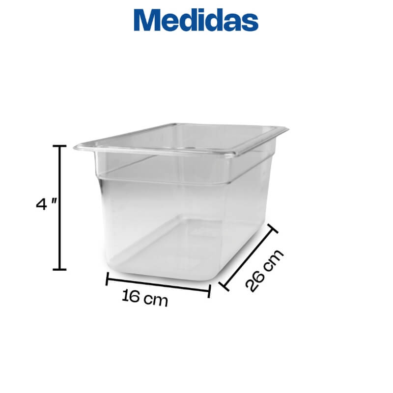 INPOCU-4 CALEDONIA Inserto Cuarto 4" / 2.6 Litros de Policarbonato 26 x 16 x 10.16 cm - Imagen 6